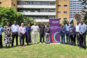 Teams from Jisc and KENET meeting as part of the GEANT Twinning Programme. Picture by Peter Kent, Jisc