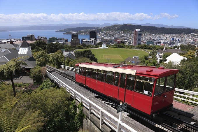 The Wellington Car Cable. One of the most visited tourist attractions in New Zealands Capital City.